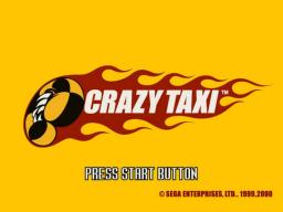 Crazy Taxi Title Screen